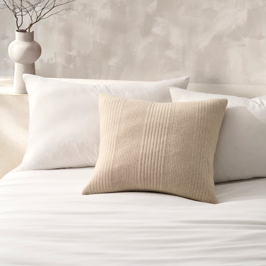 DKNY PURE Ribbed Jersey Decorative Pillow