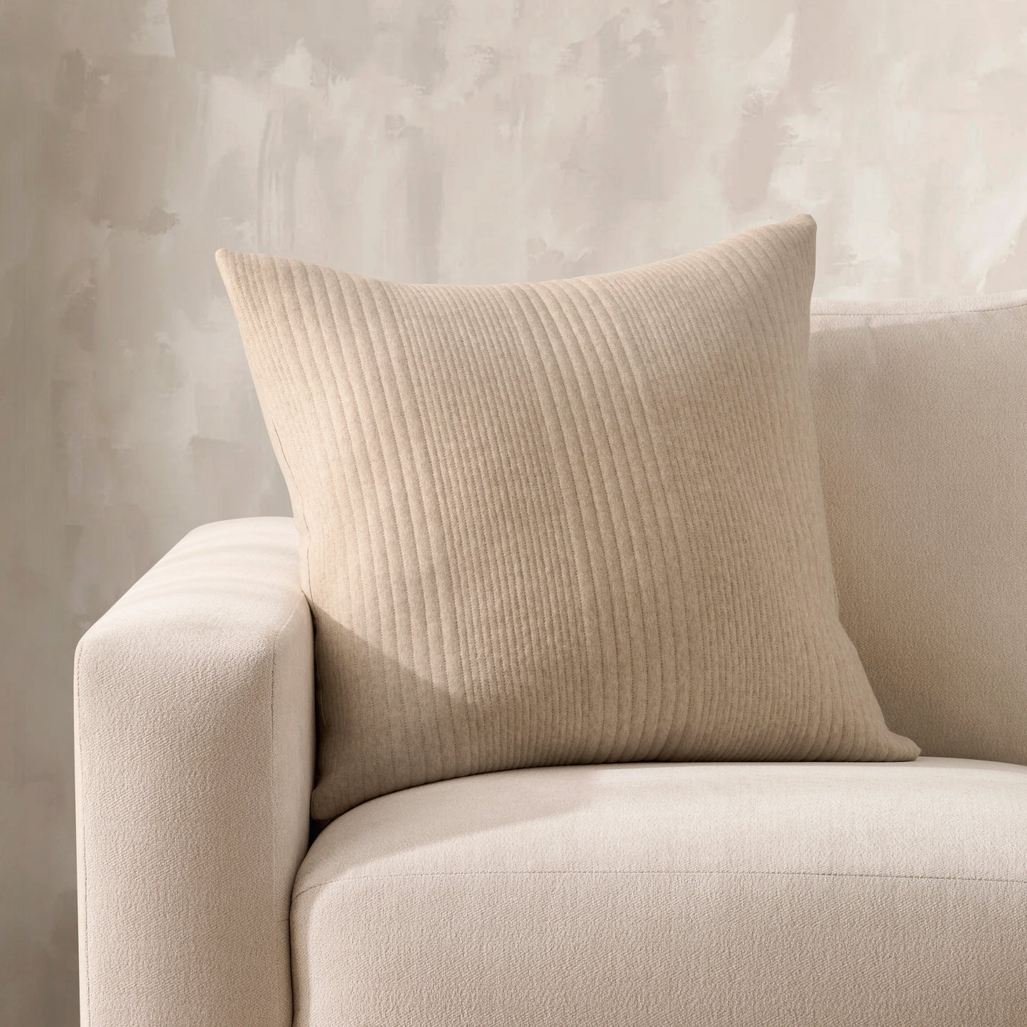 DKNY PURE Ribbed Jersey Decorative Pillow