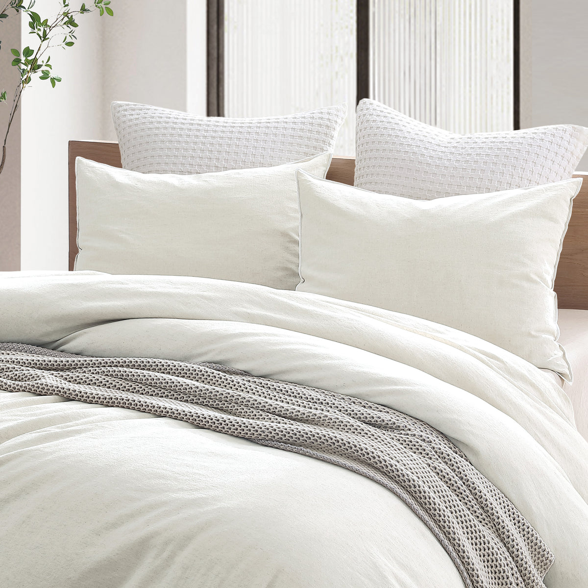 DKNY PURE Washed Linen Duvet Set