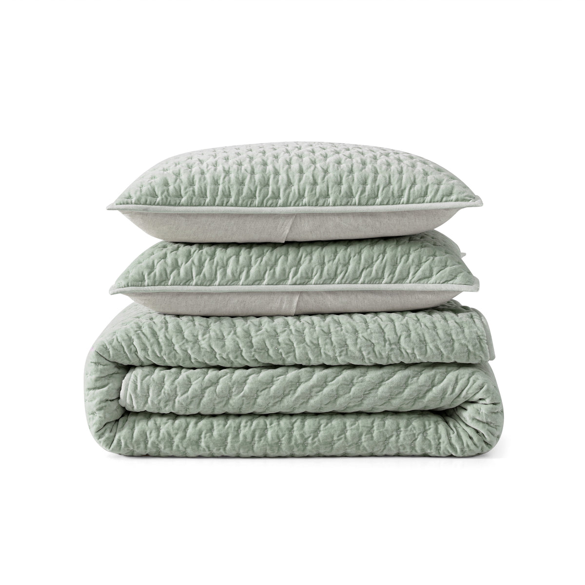 DKNY PURE Velvet Quilt Set