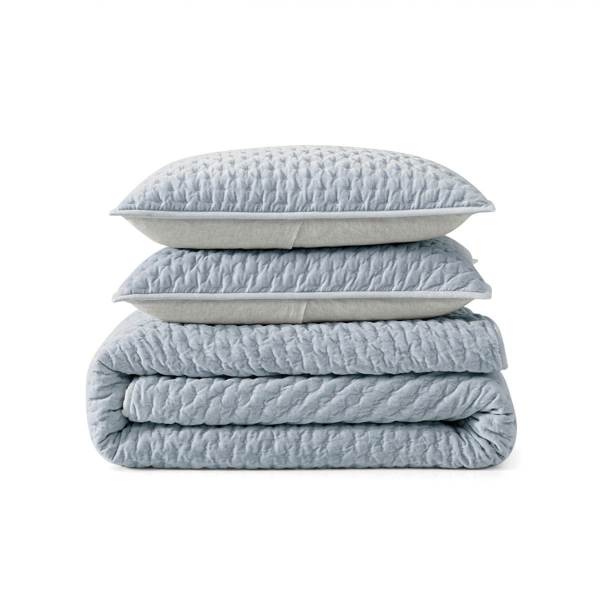 DKNY PURE Velvet Quilt Set