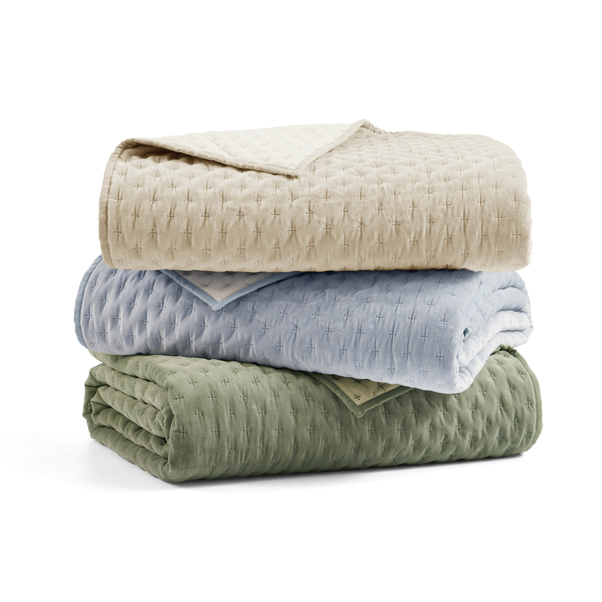 DKNY PURE Velvet Quilt Set