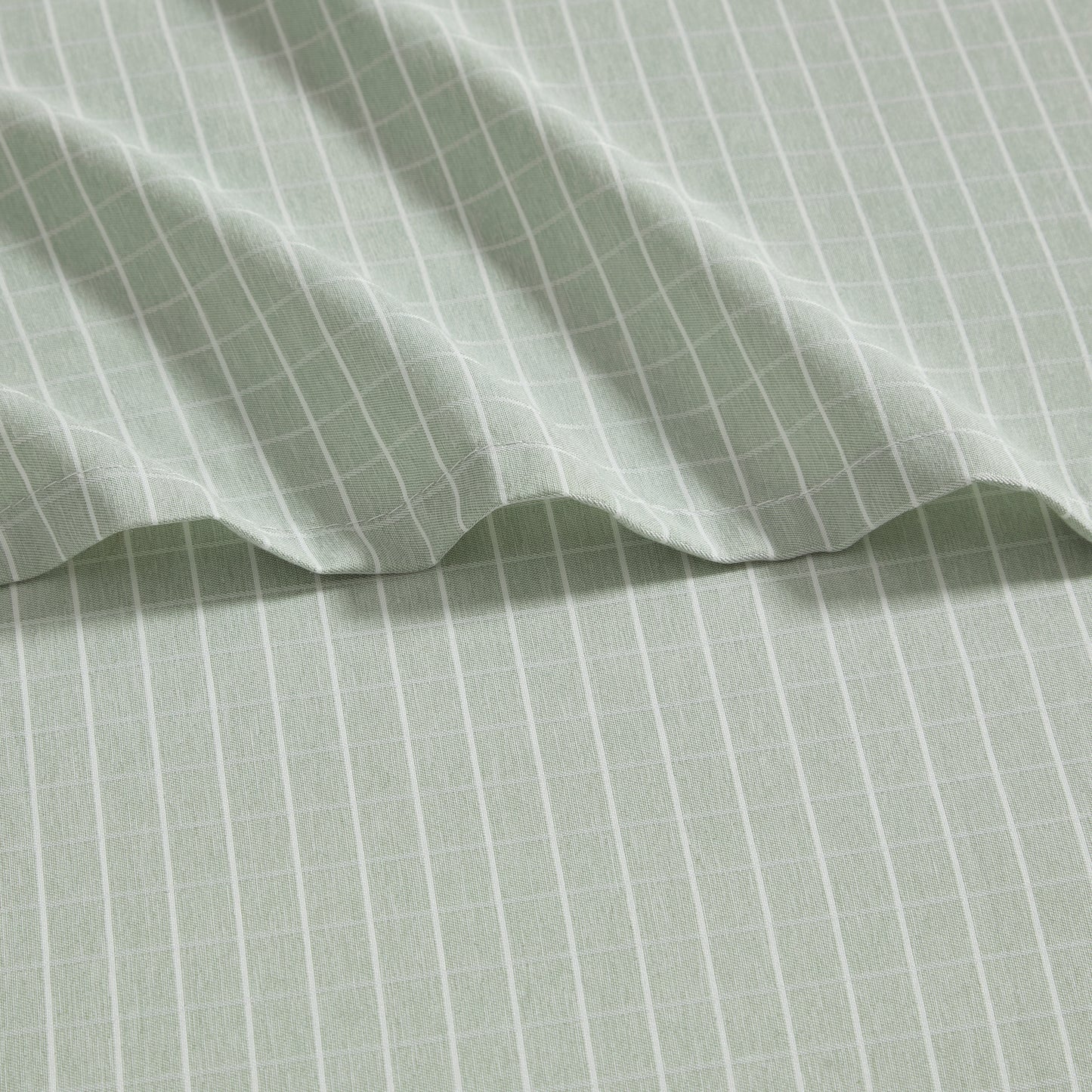 DKNY Heather-Hue Windowpane 6-Piece Sheet Set