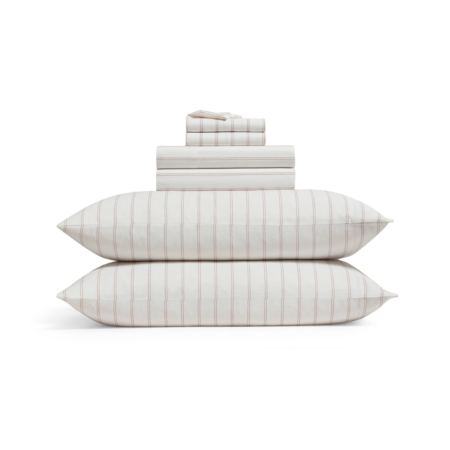 DKNY Heather-Hue Double Stripe 6-piece Sheet Set