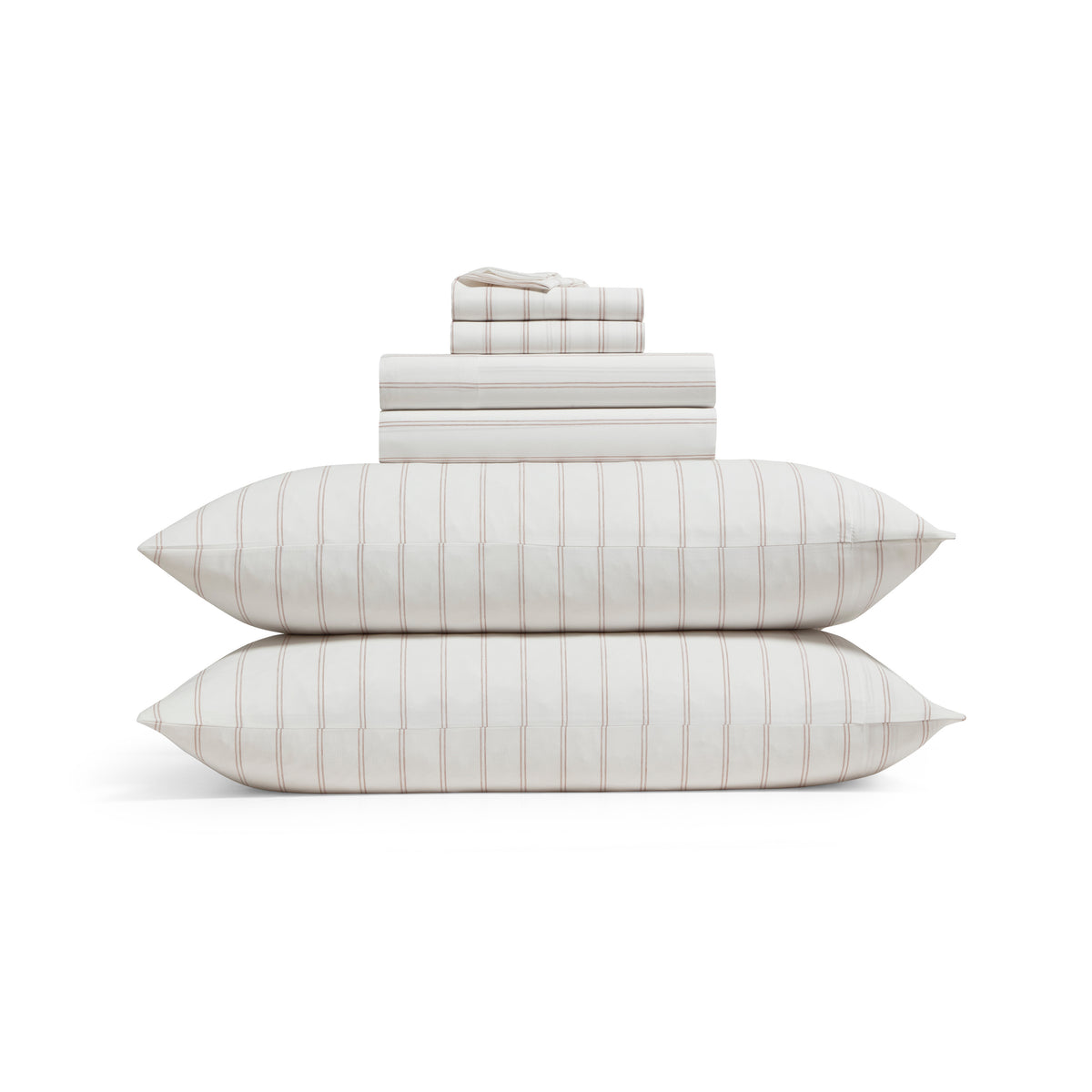 DKNY Heather-Hue Double Stripe 6-piece Sheet Set