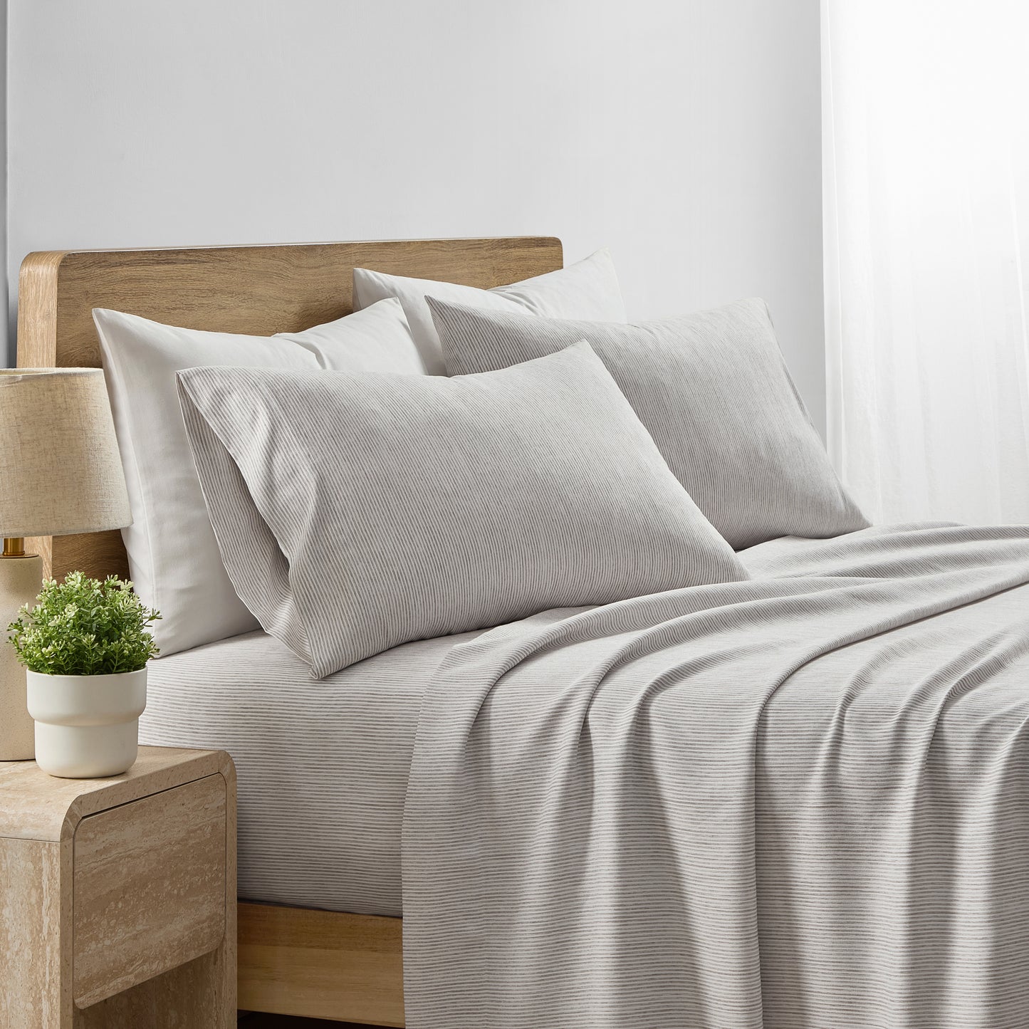 DKNY Heather-Hue Beverly Cozy 4-piece Sheet Set