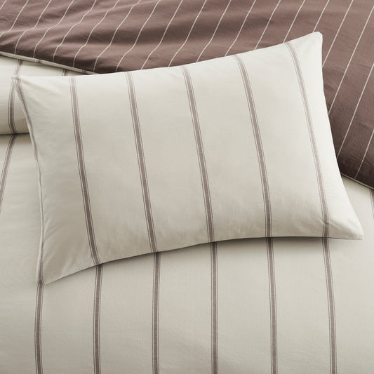 DKNY PURE Hudson Stripe Reversible Comforter Set