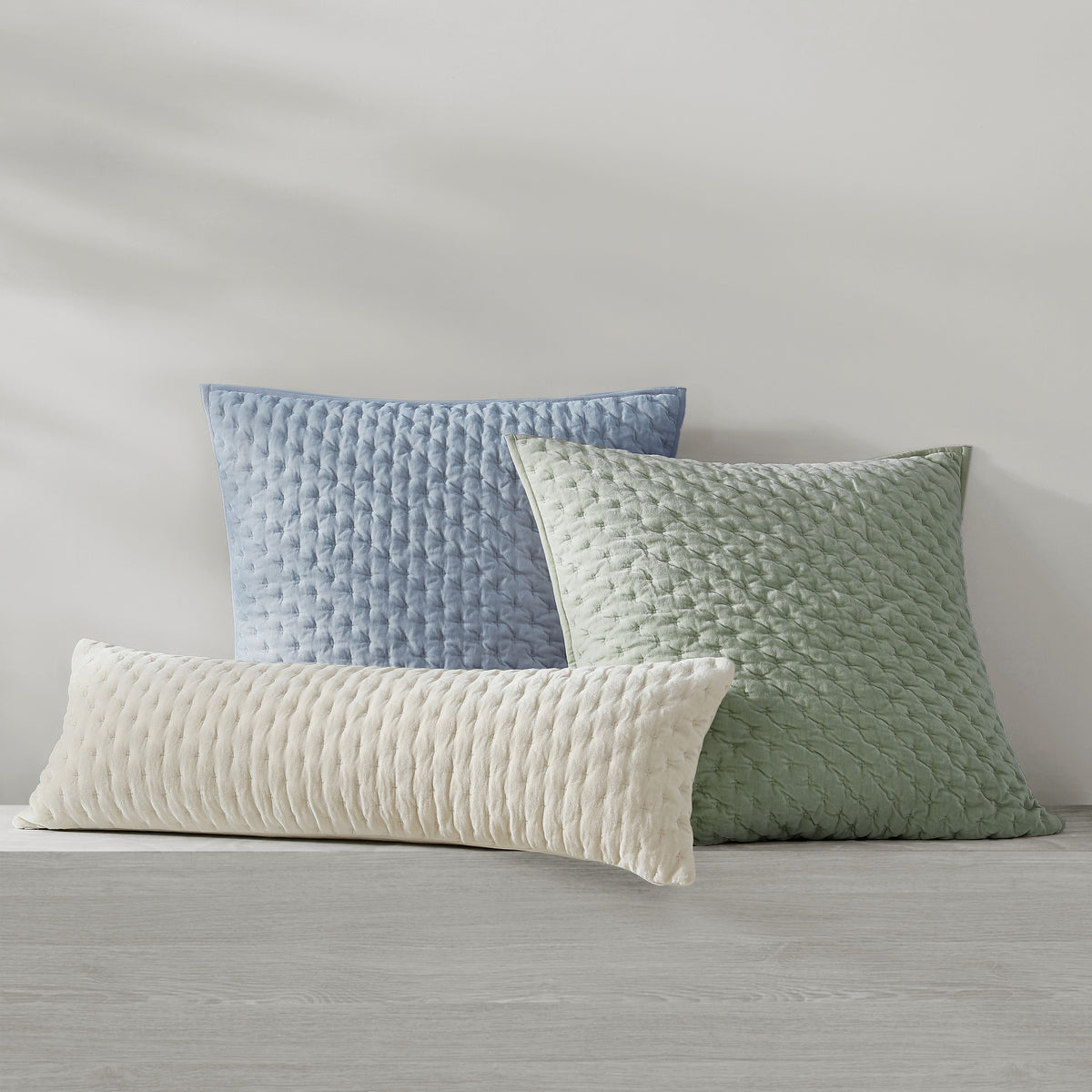 DKNY PURE Velvet Quilted Euro Sham