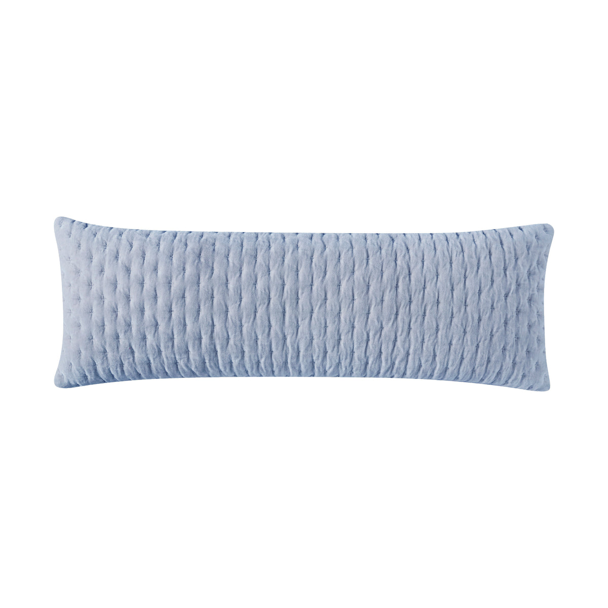 DKNY PURE Velvet Quilted Bolster Pillow