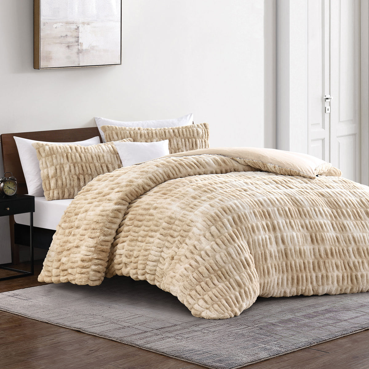 DKNY Fritz Faux Fur Comforter Set