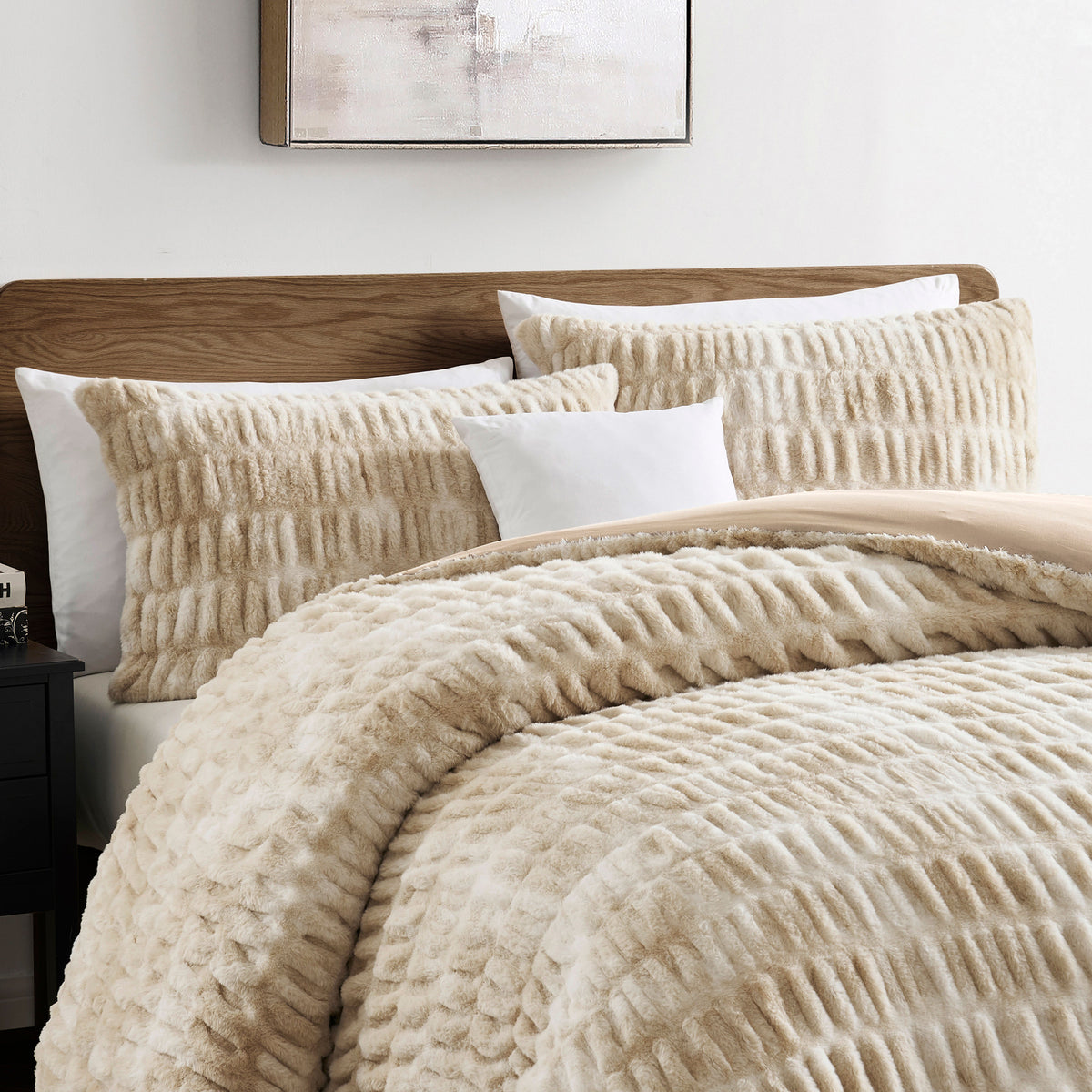 DKNY Fritz Faux Fur Comforter Set