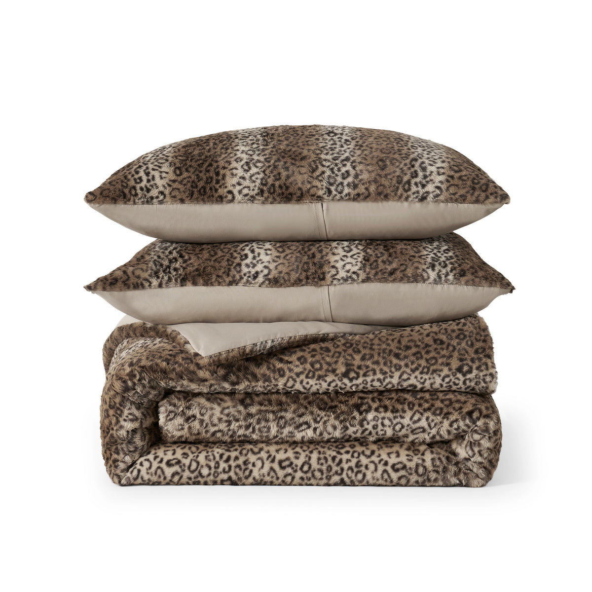 DKNY Simone Faux Fur 3-Piece Comforter Set
