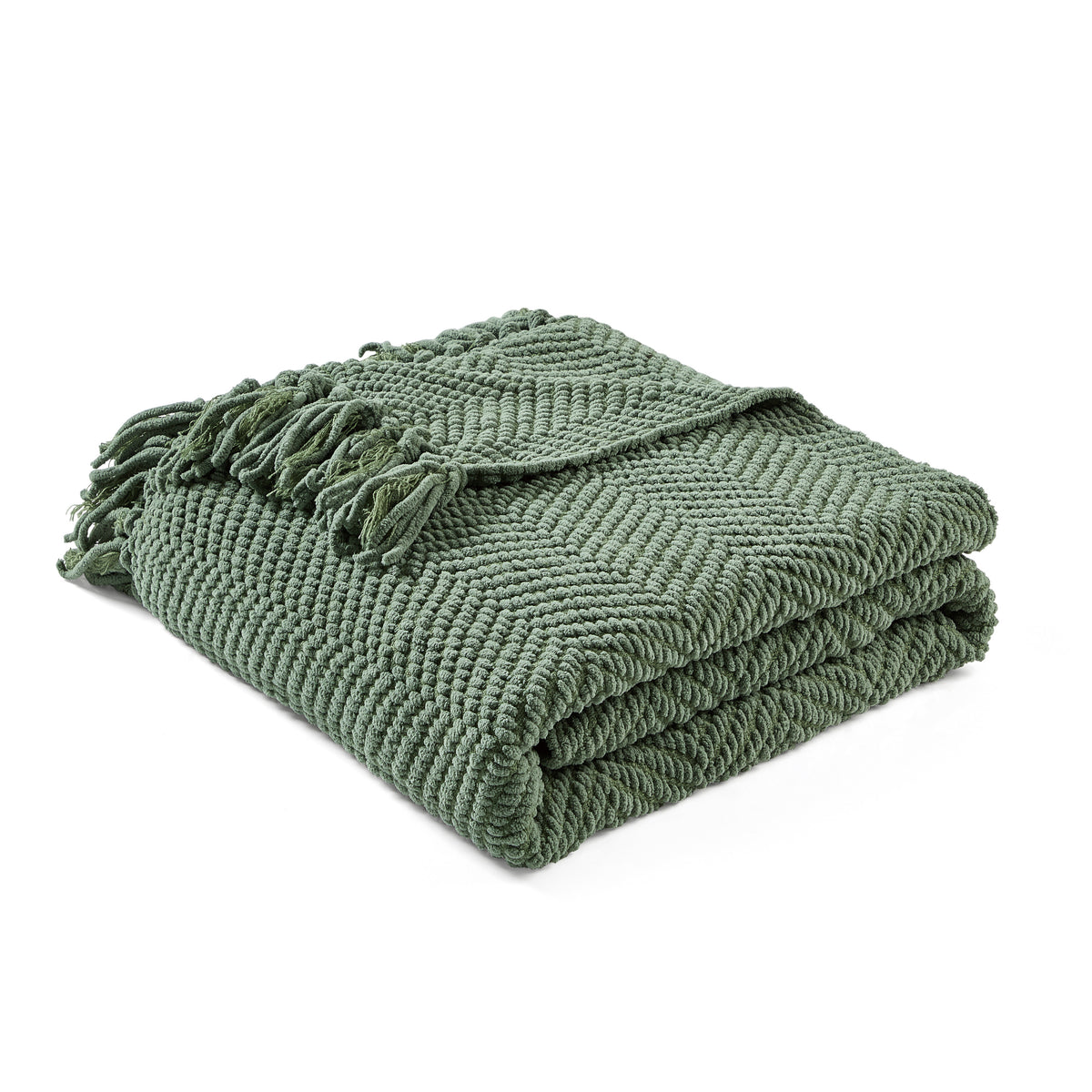 DKNY Chenille Herringbone Throw