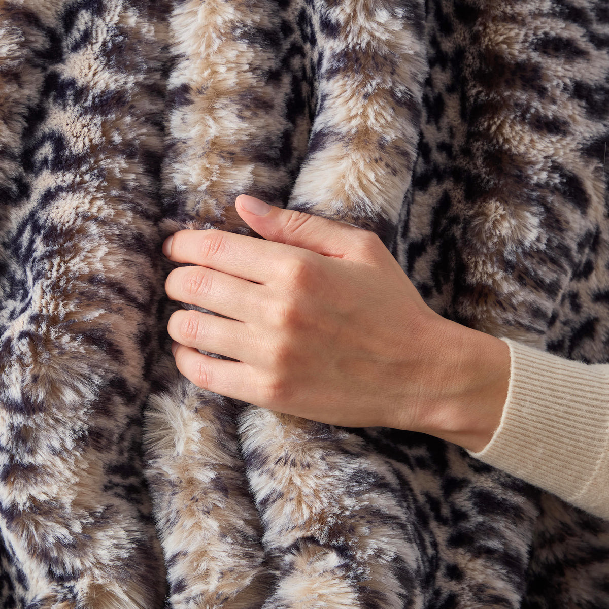DKNY Electra Faux Fur Throw
