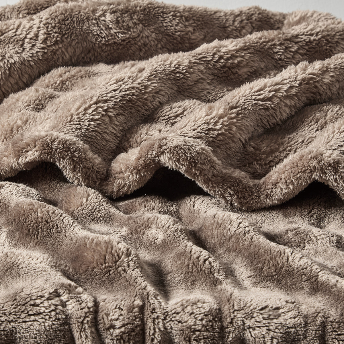 DKNY Solid Bubble Plush Throw