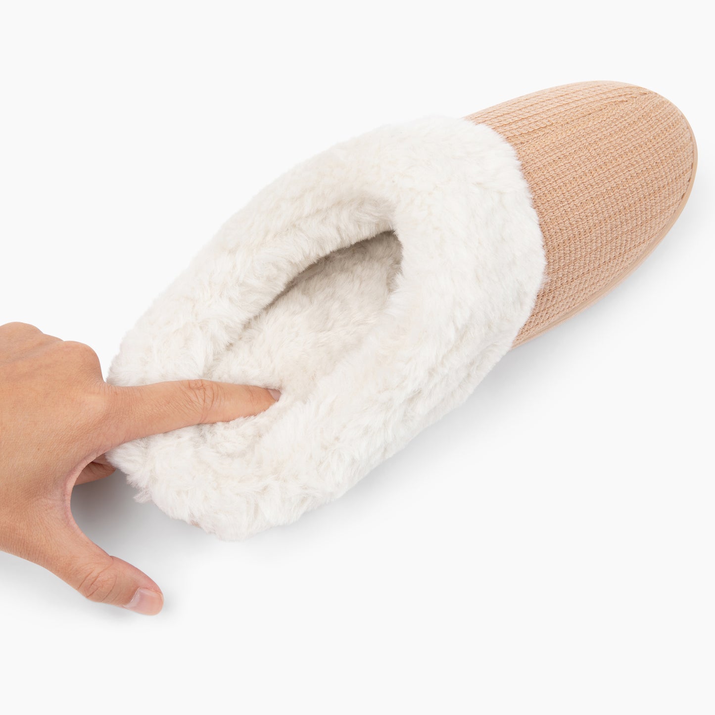 Brookstone Classic Comfort Memory Foam Slippers