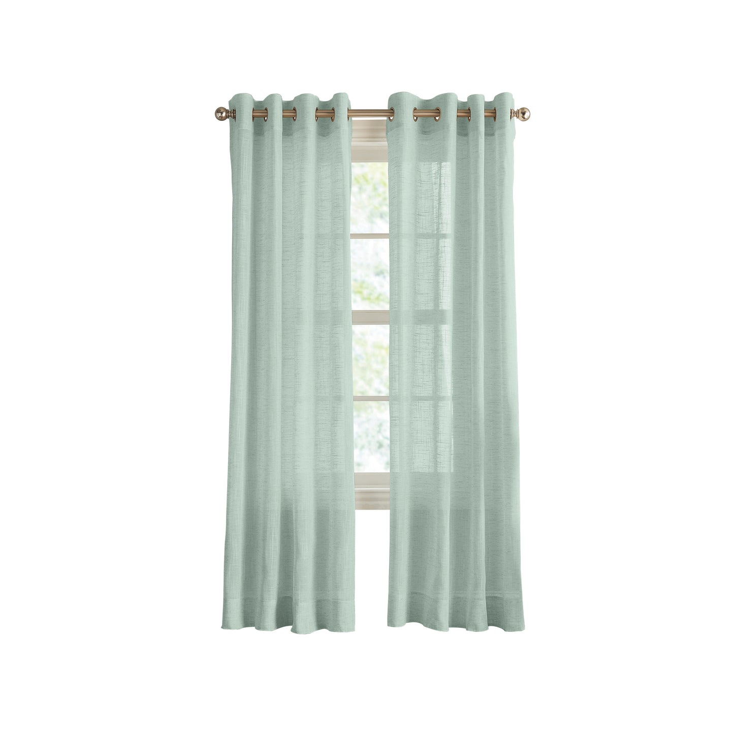 DKNY Classic Linen Grommet Curtains