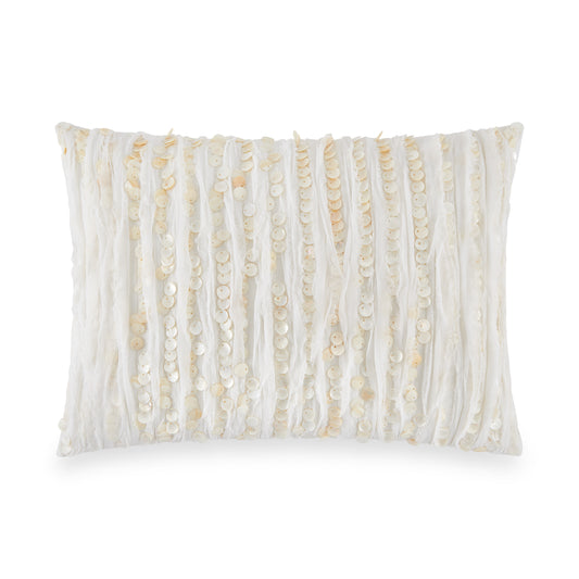 Donna Karan Home Flutter Decorative Pillow, 14" x 20"