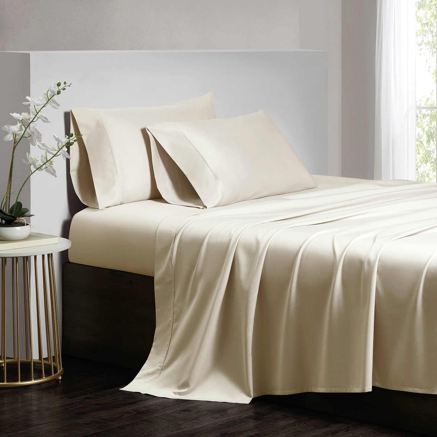 Donna Karan Home T700 Luxe Egyptian Cotton Sheet Set