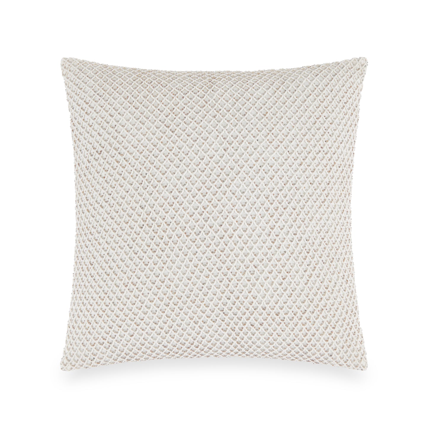 Donna Karan Home Beaded Netting Decorative Pillow, 18" x 18"