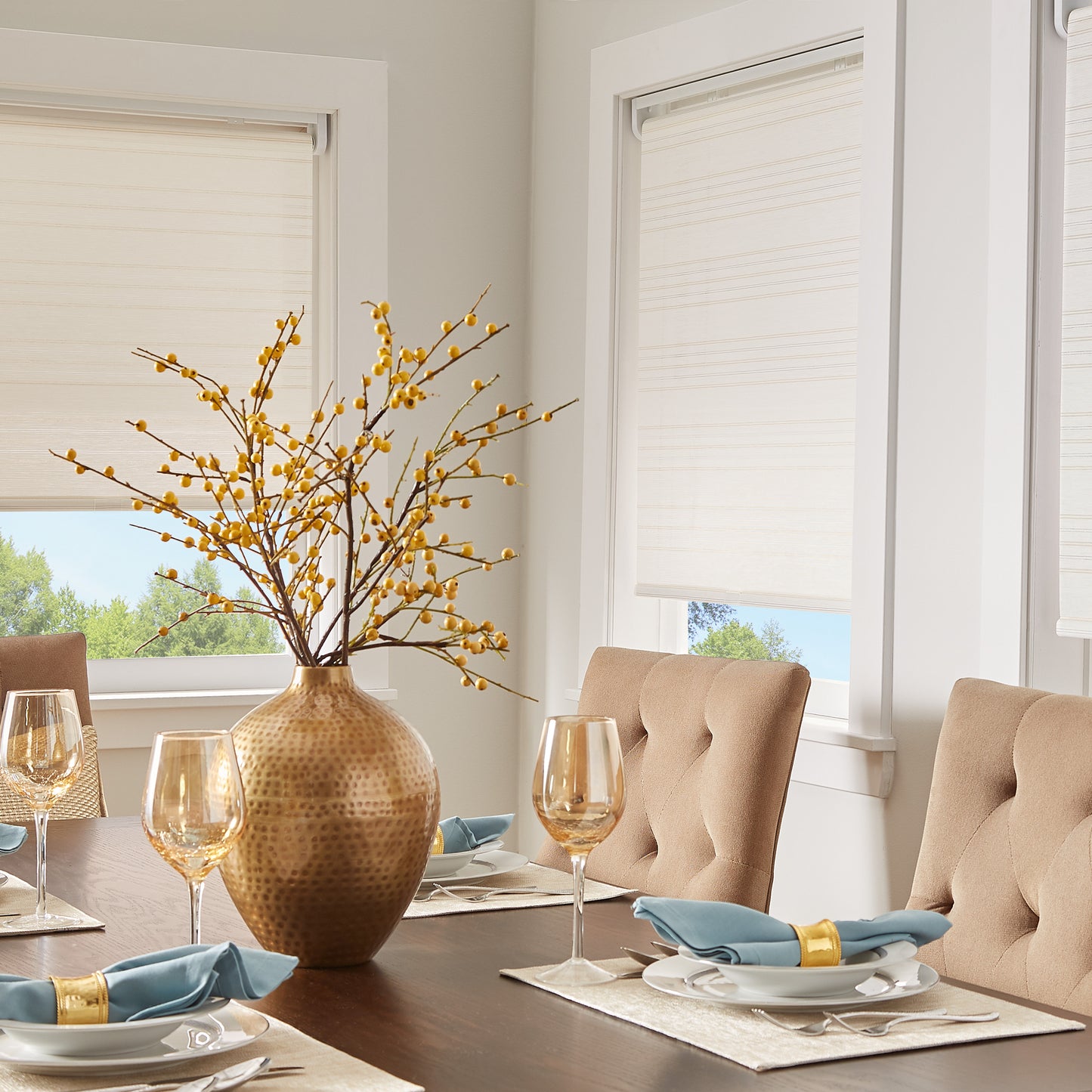 Curtainworks City Metallic Shades