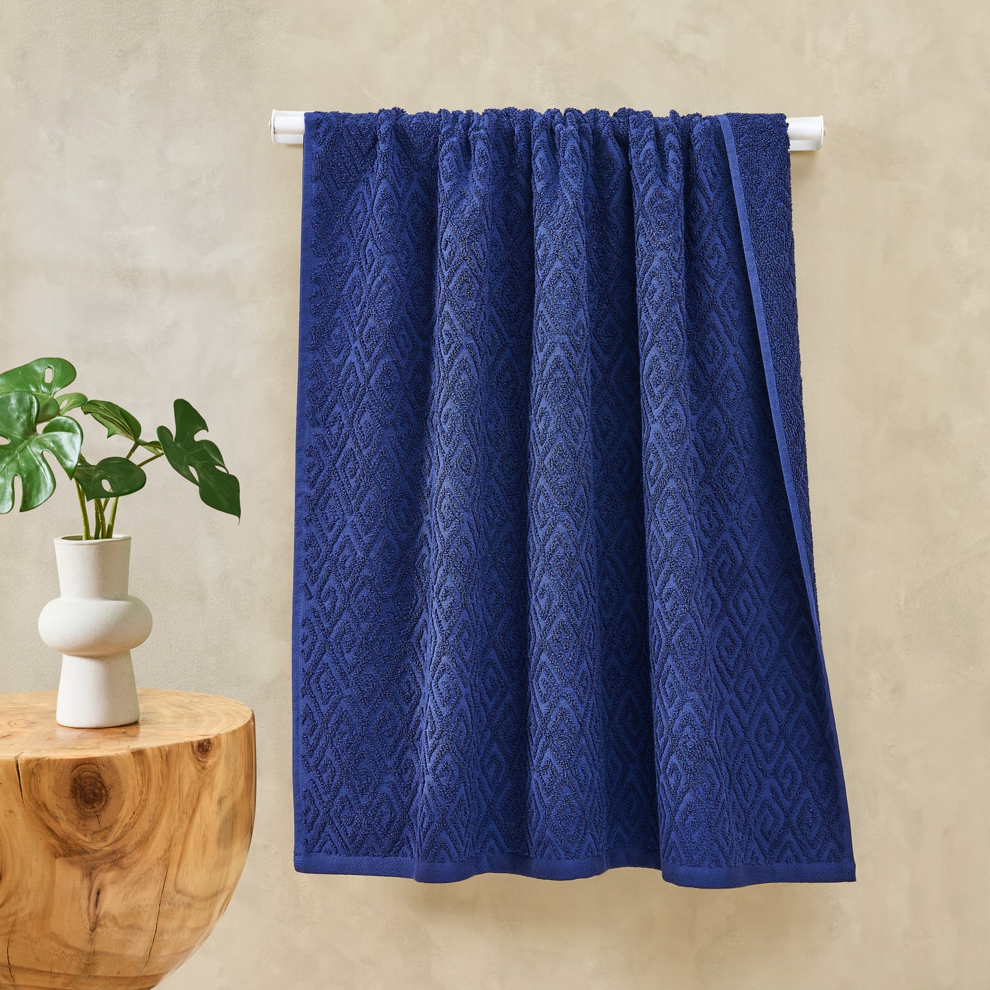 John Robshaw Maze Solid Texture Towel Collection