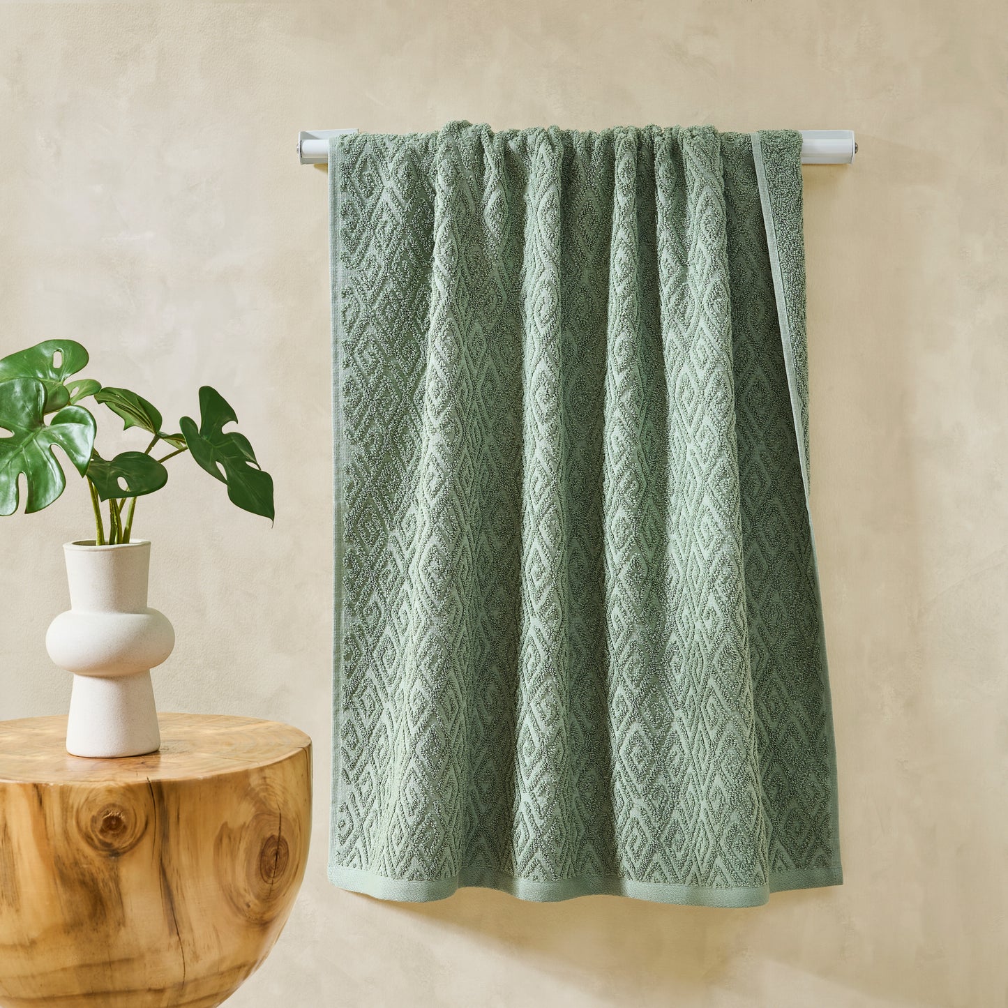 John Robshaw Maze Solid Texture Towel Collection
