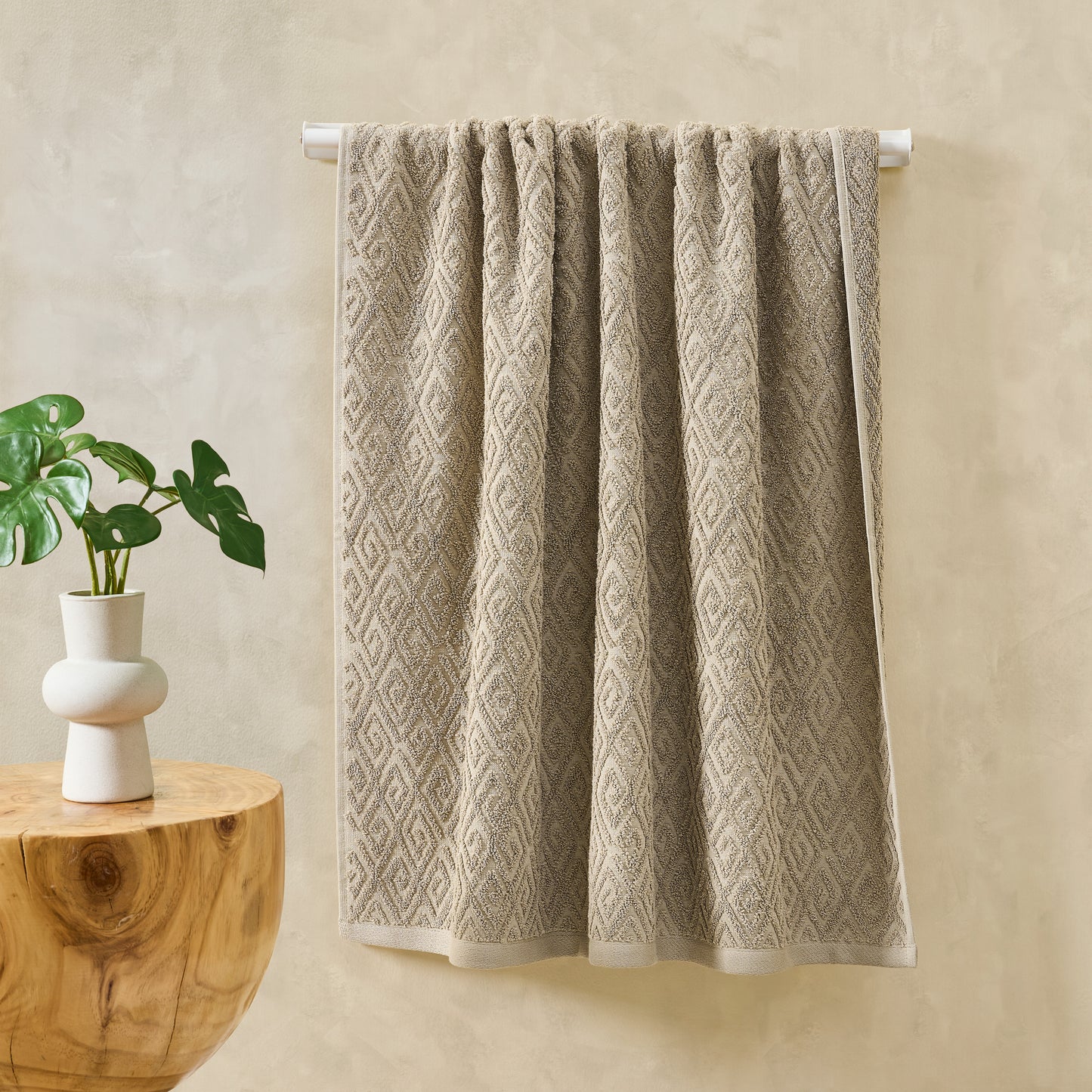 John Robshaw Maze Solid Texture Towel Collection