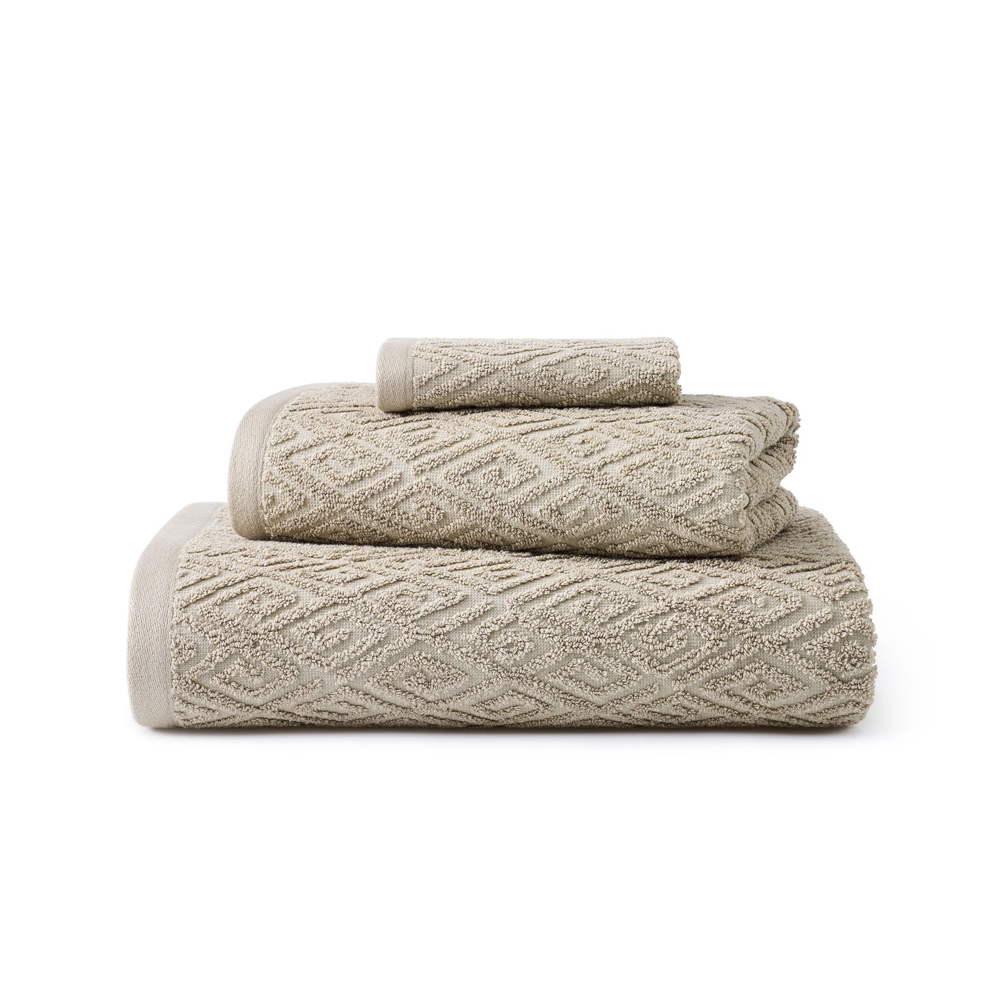 John Robshaw Maze Solid Texture Towel Collection