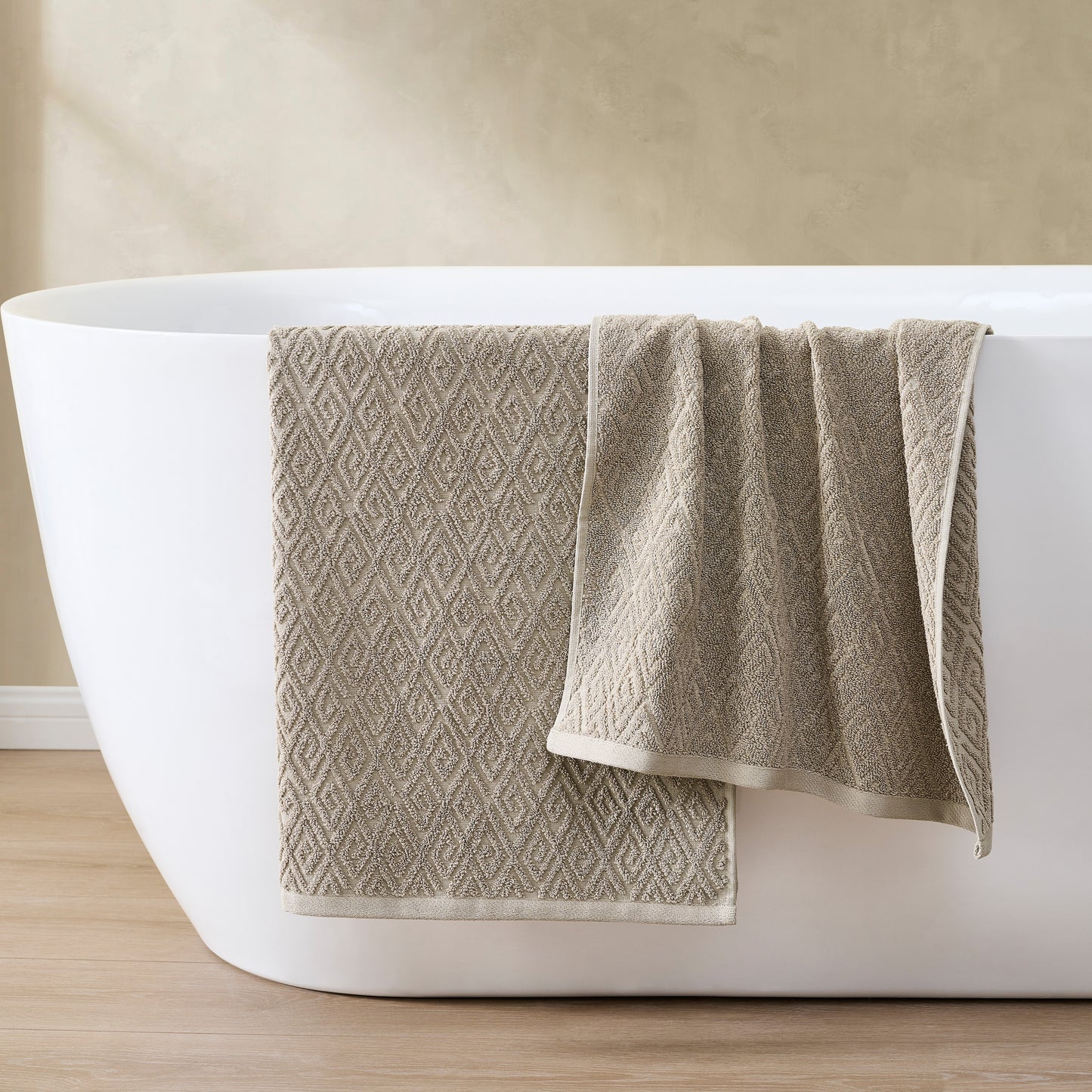 John Robshaw Maze Solid Texture Towel Collection
