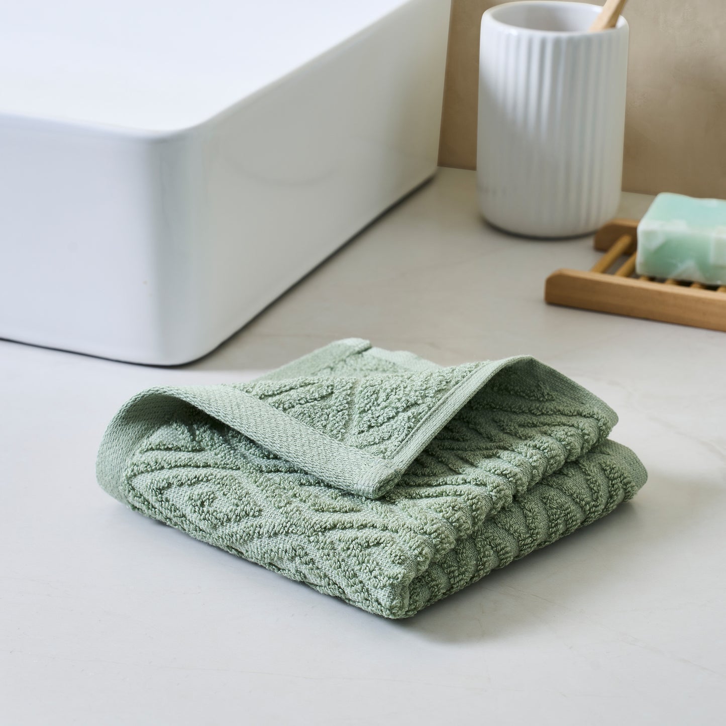 John Robshaw Maze Solid Texture Towel Collection