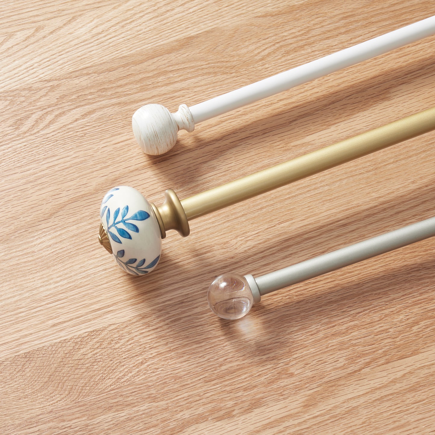 Martha Stewart Roseland Rod and Finial Set