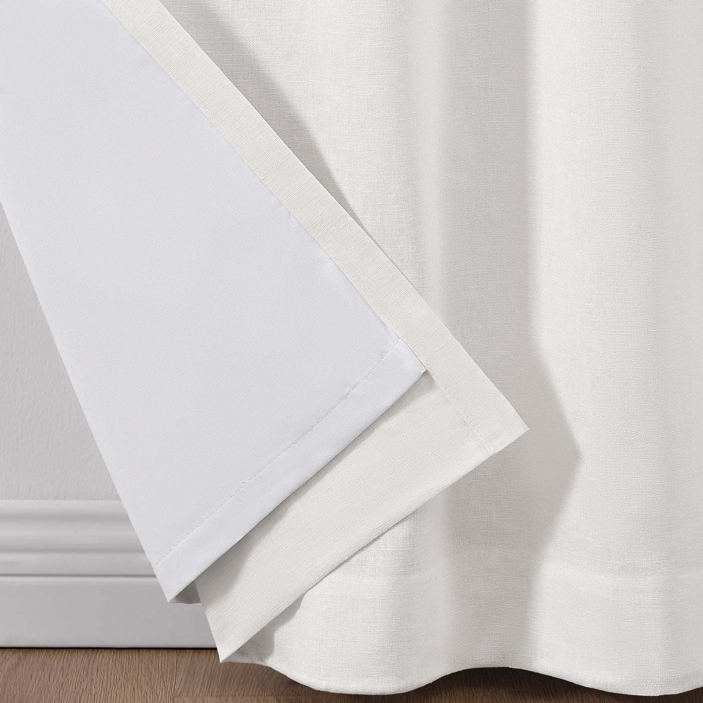 Martha Stewart Lido Linen Blackout Curtain Panel Pair