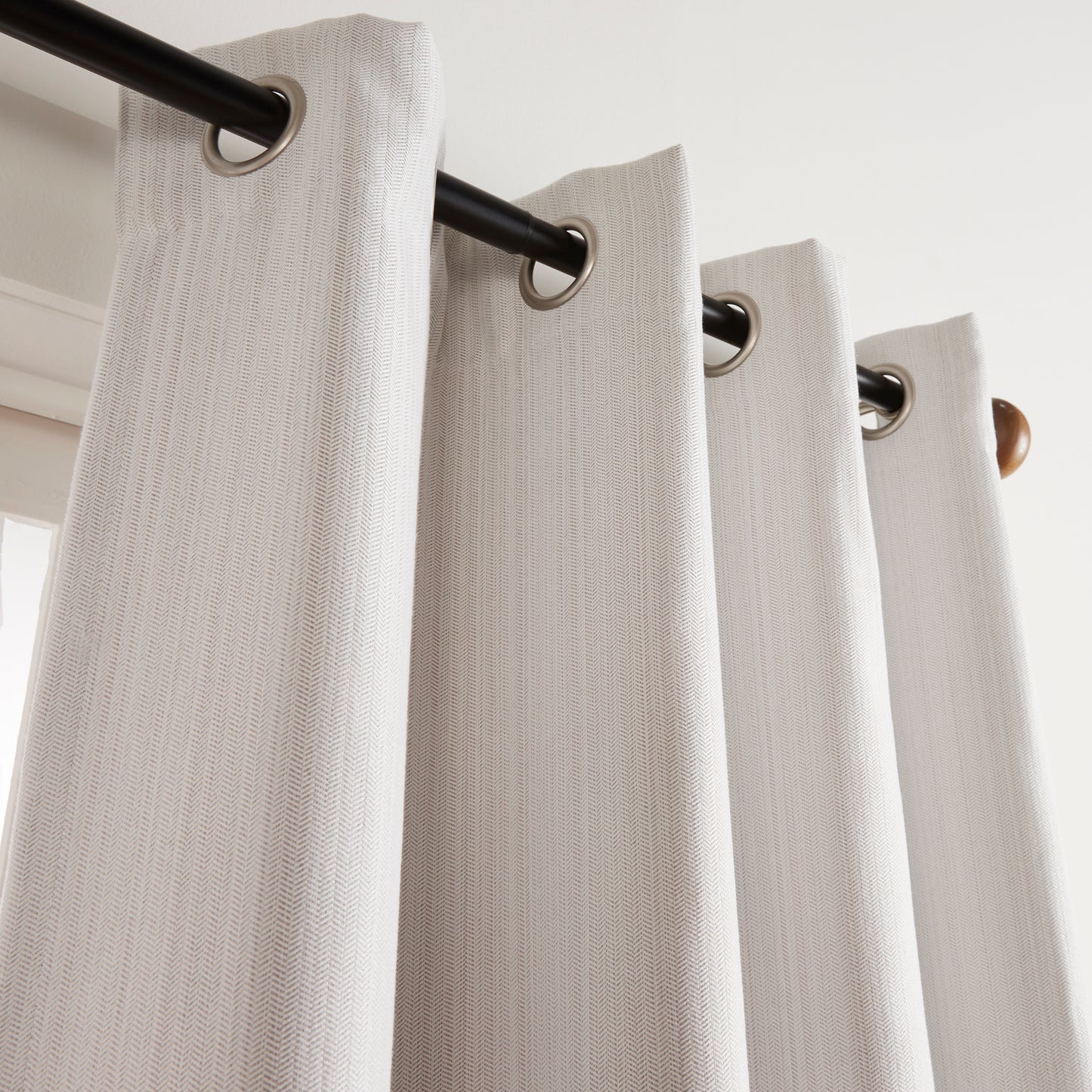 Martha Stewart Reed Grommet Blackout Curtain Panel