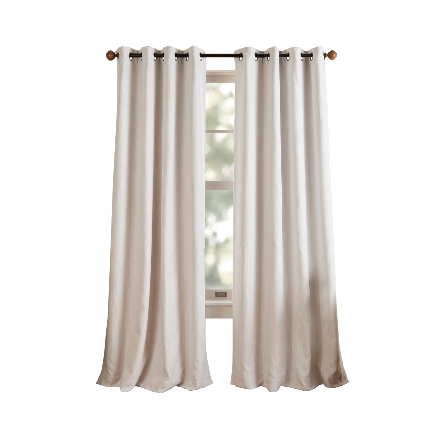 Martha Stewart Reed Grommet Blackout Curtain Panel