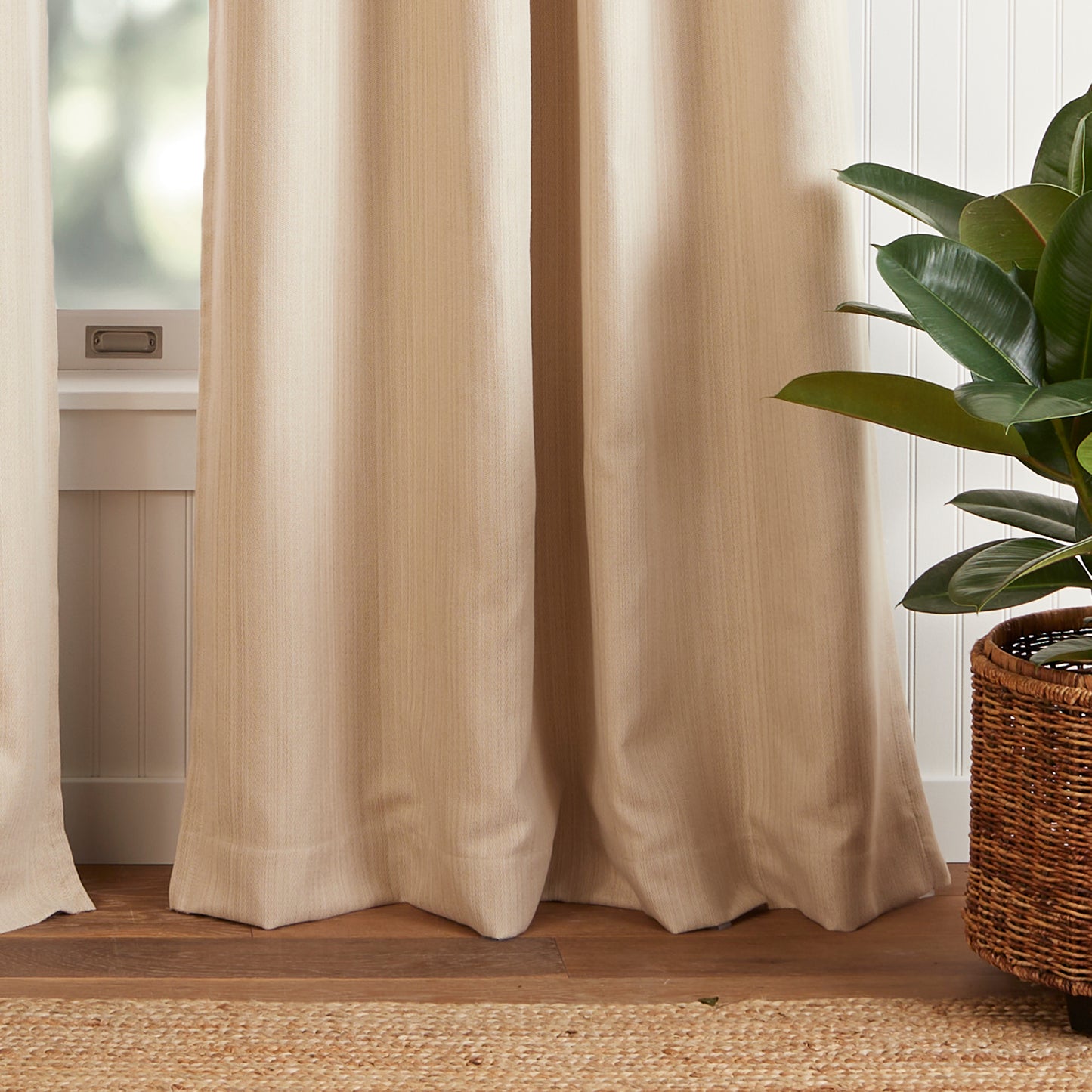 Martha Stewart Reed Grommet Blackout Curtain Panel