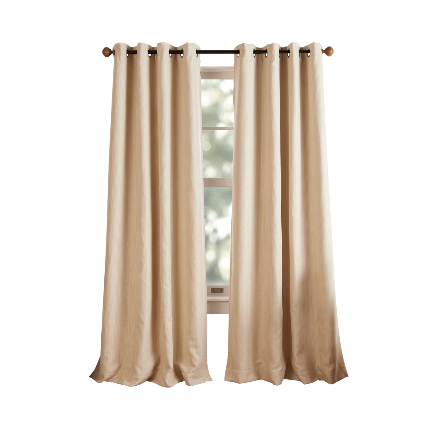 Martha Stewart Reed Grommet Blackout Curtain Panel
