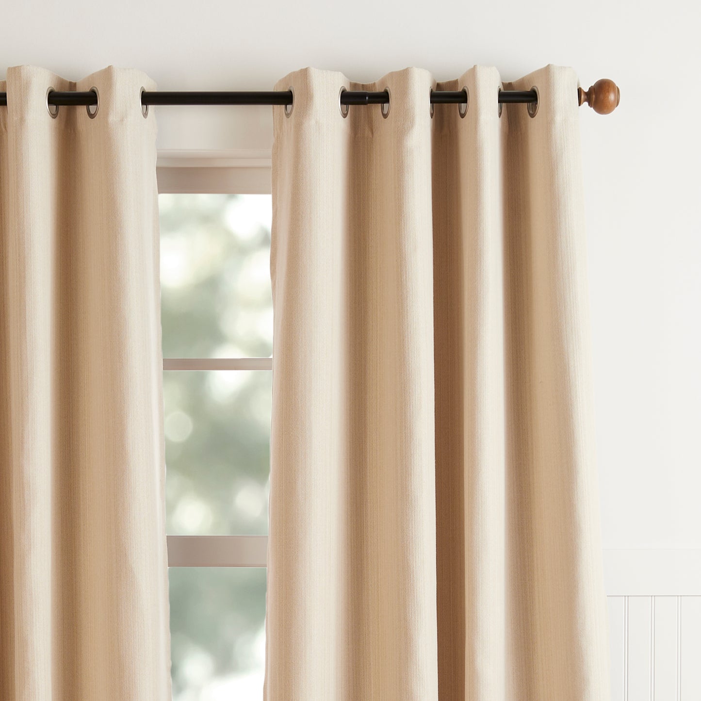 Martha Stewart Reed Grommet Blackout Curtain Panel