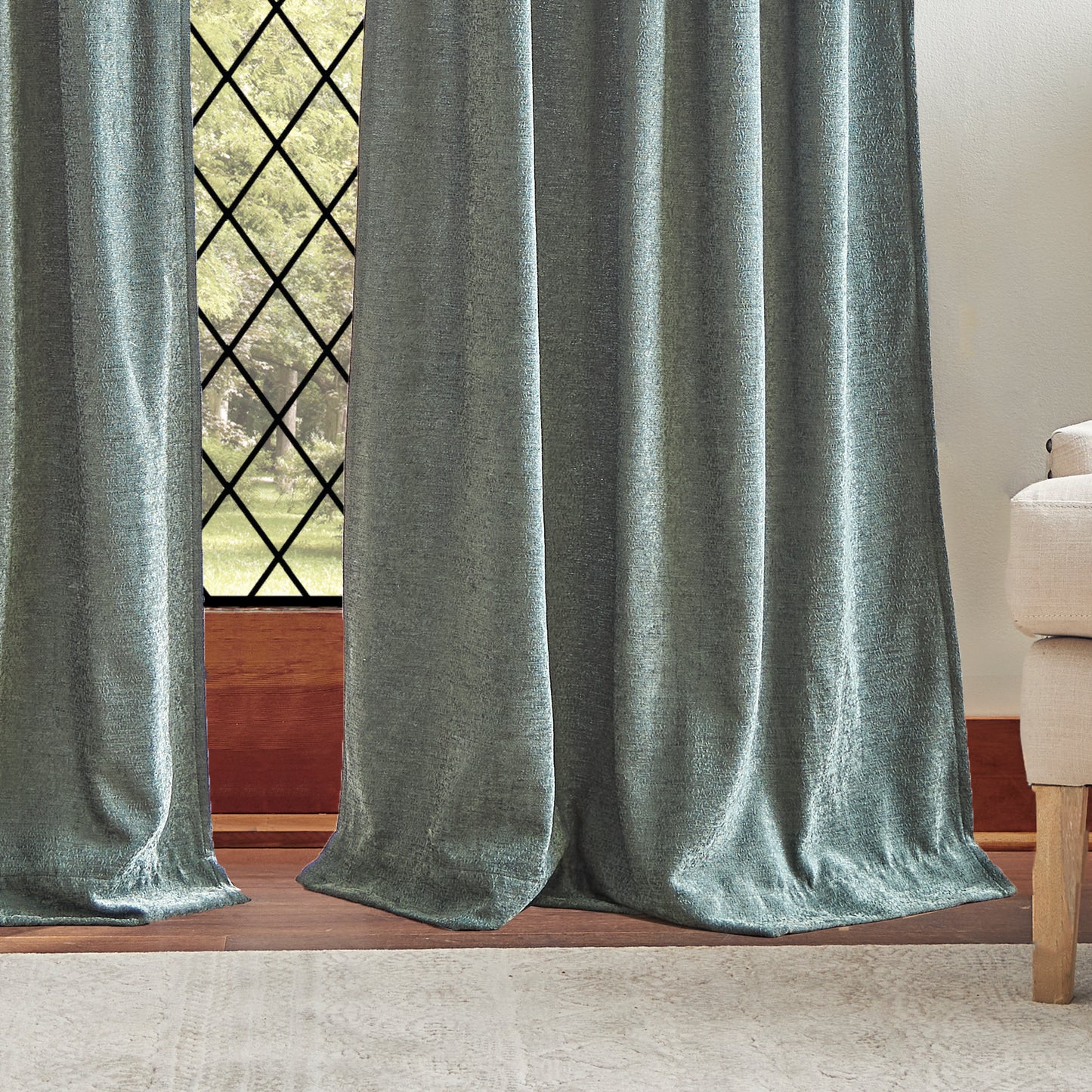 Martha Stewart Naples Chenille Curtain Panel