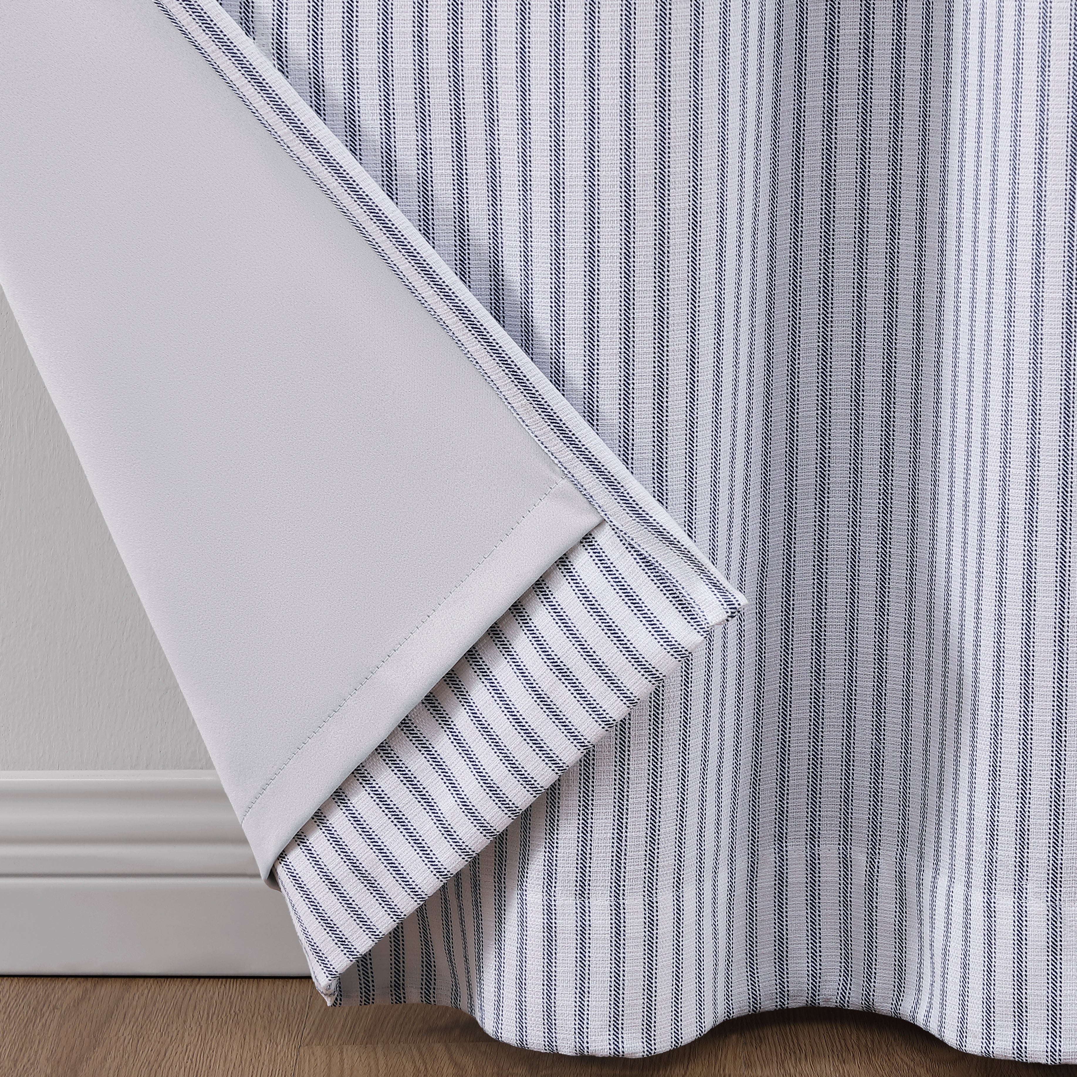 Ticking Stripe Blackout Curtain - Thumbnail 2