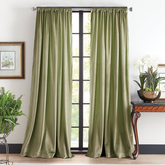 Martha Stewart Martha’s Velvet Curtain Panel Pair