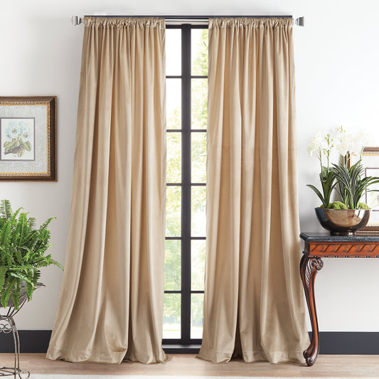 Martha Stewart Martha’s Velvet Curtain Panel Pair