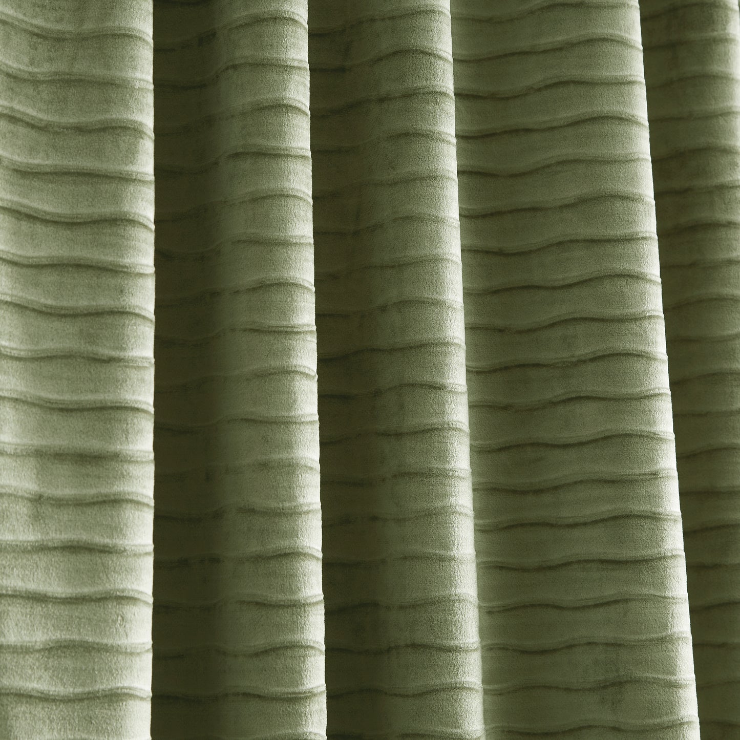 Martha Stewart Wave Embossed Curtain Panel Pair