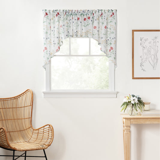 Martha Stewart Martha’s Garden Curtain Swag