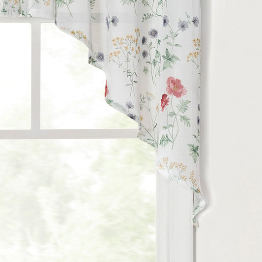 Martha Stewart Martha’s Garden Curtain Swag