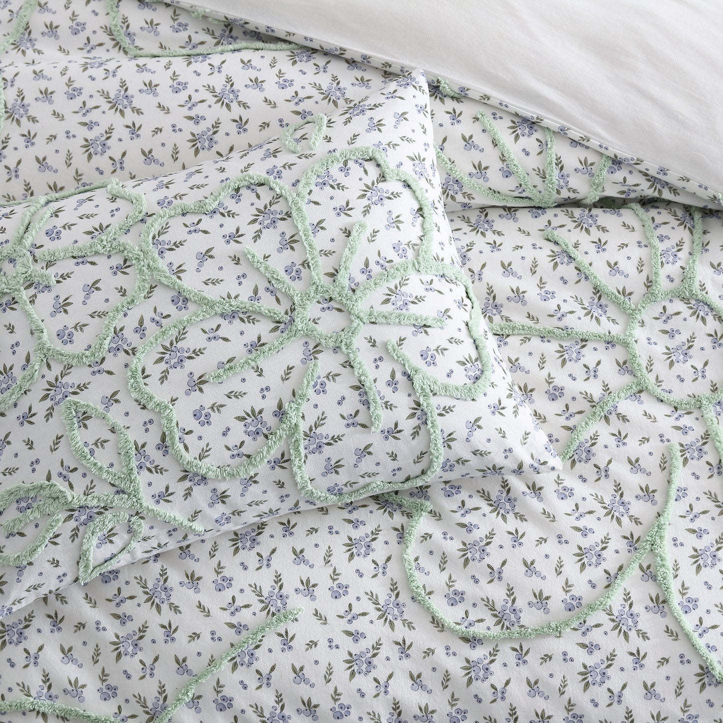 Peri Home Blueberry Chenille Duvet Set