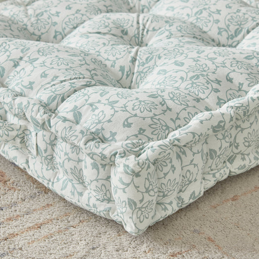 Peri Home Vine Floral Floor Cushion Decorative Pillow