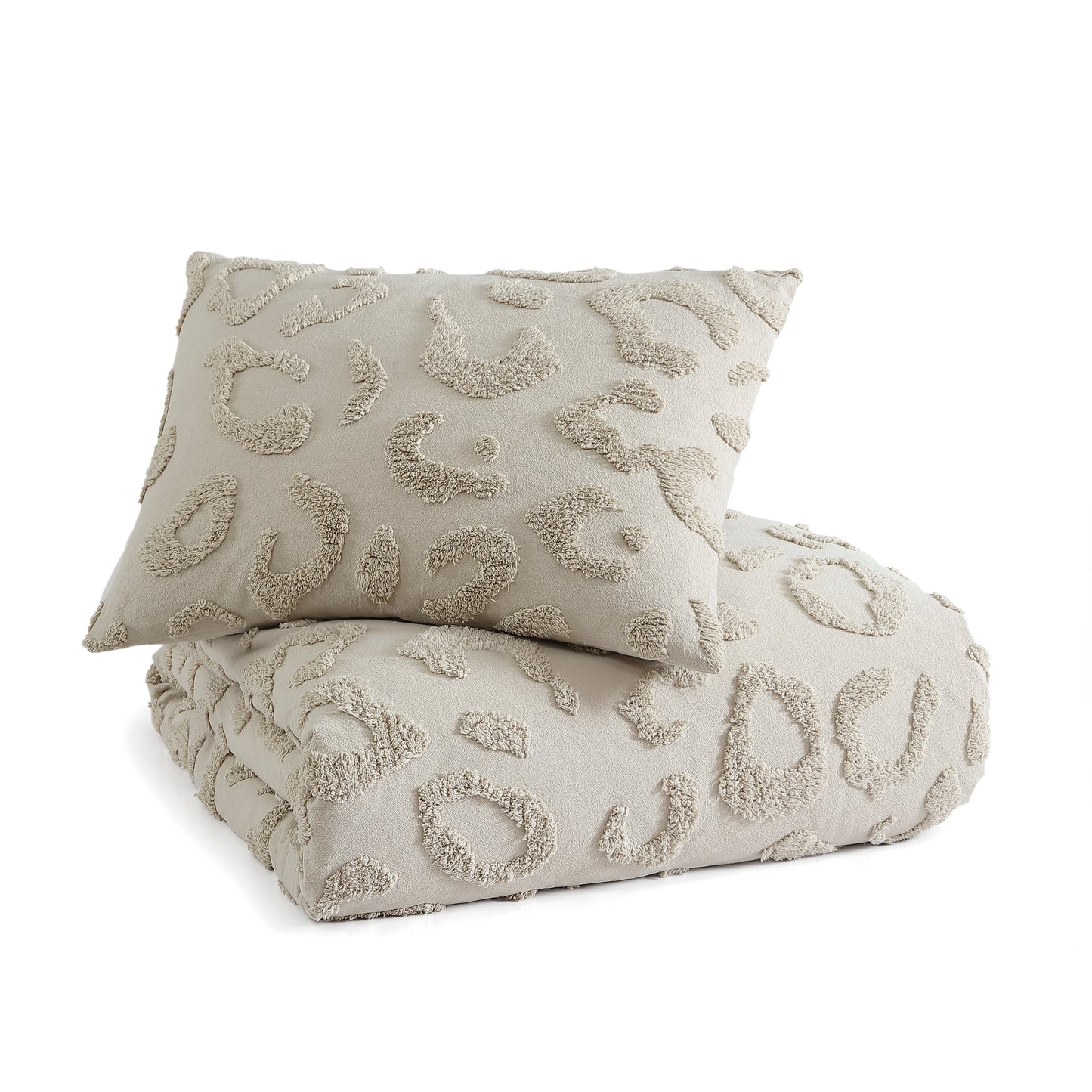 Peri Home Chenille Leopard Duvet Set
