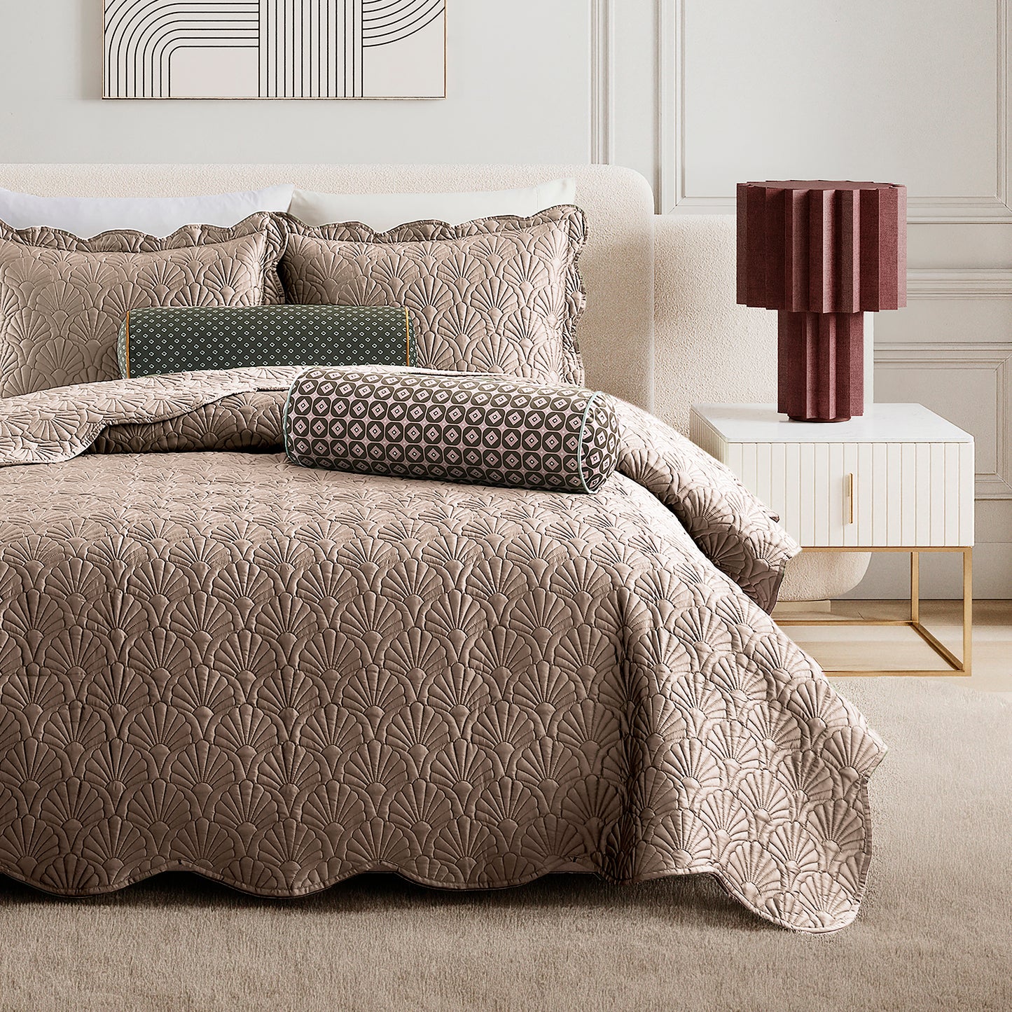 Ted Baker Deco Shells Quilt Set
