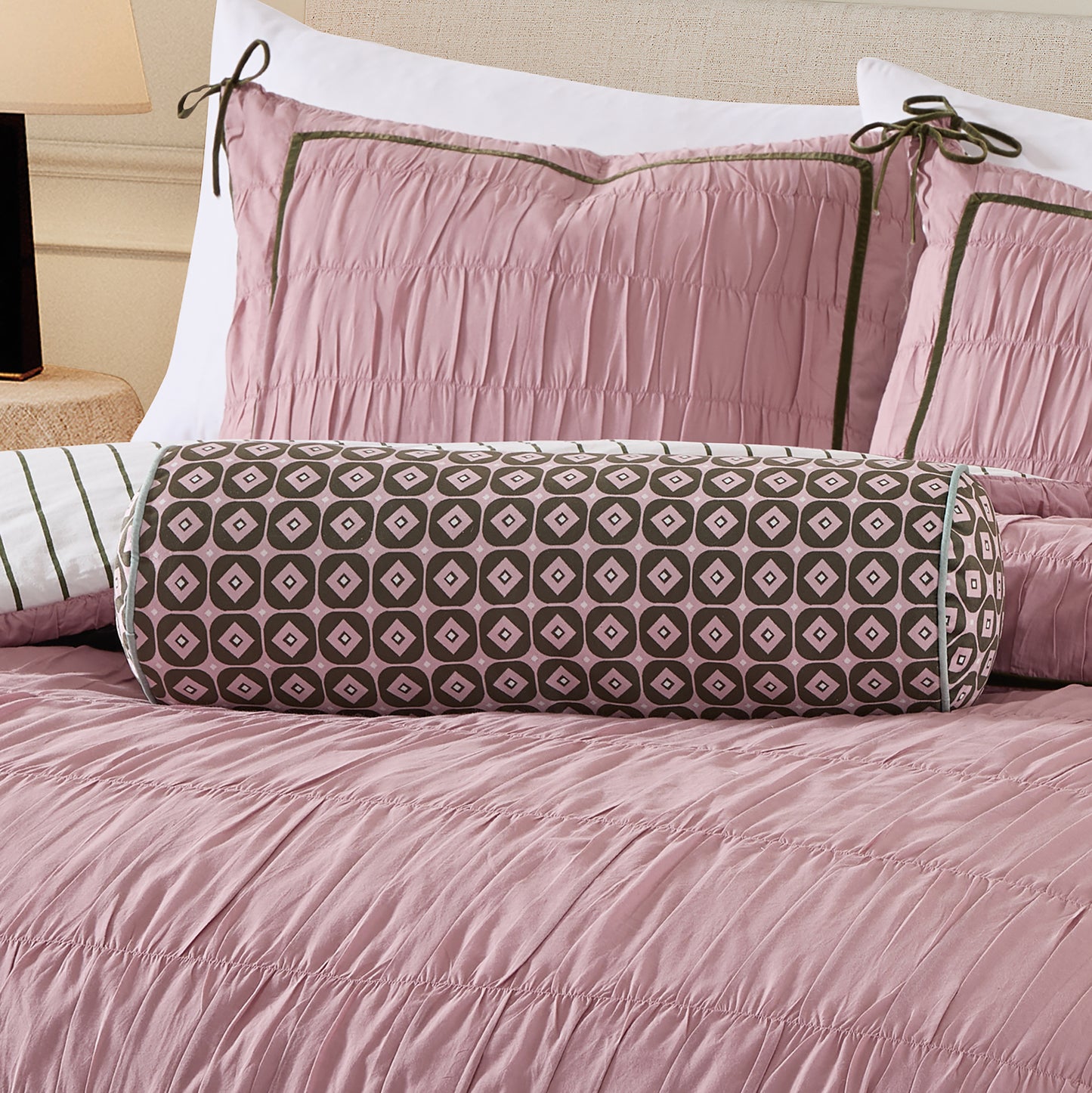 Ted Baker Retro Printed Bolster Pillow